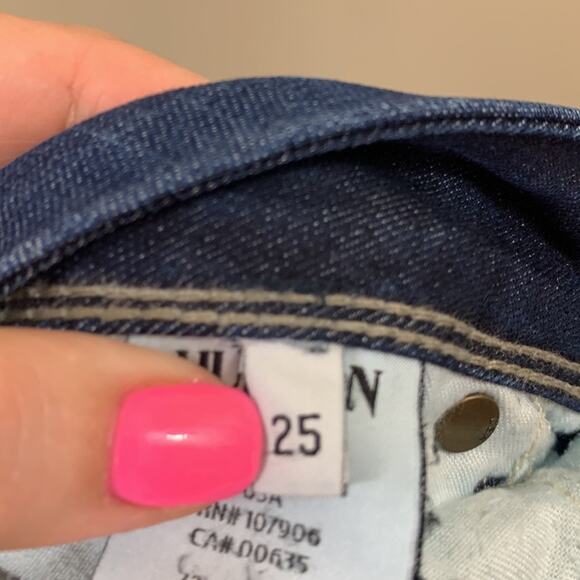 Hudson Signature Bootcut Dark Wash Back Flap Pocket - Picture 3 of 8